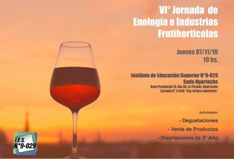 IES 9-029_Sede Ugarteche_VI jornada de enología e industria frutihortícolas