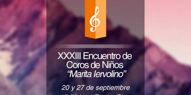 La escuela artística vocacional Julián Aguirre realizará el XXXIII encuentro de coros de Niños “M. IERVOLINO”