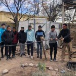 La escuela Blanca Nélida Gutierrez instaló el kit de riego por goteo para su huerta escolar
