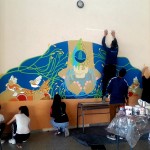 Mural Colectivo de la Escuela 4-170 “Aguas del Diamante” de San Rafael