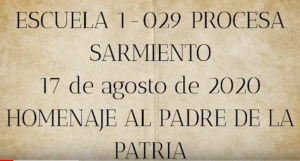 Esc. Procesa Sarmiento_homenaje San Martín