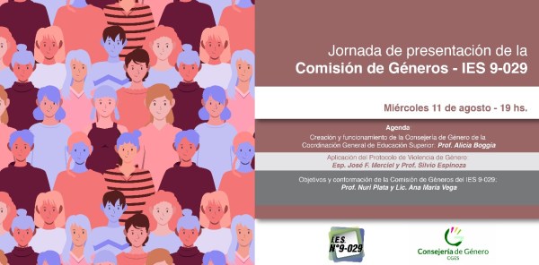 El IES 9-029 presenta la Comisión de Géneros