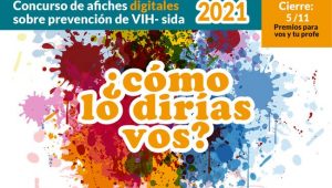 Concurso de afiches digitales sobre prevención de VIH-sida 2021