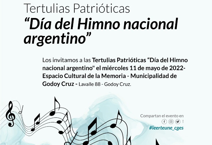 Superior lanza: Tertulias Patrióticas “Día del Himno Nacional Argentino” 11 de mayo de 2022