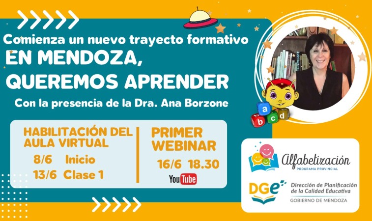 Comienza nueva cohorte de capacitación en Alfabetización Inicial para docentes de Mendoza