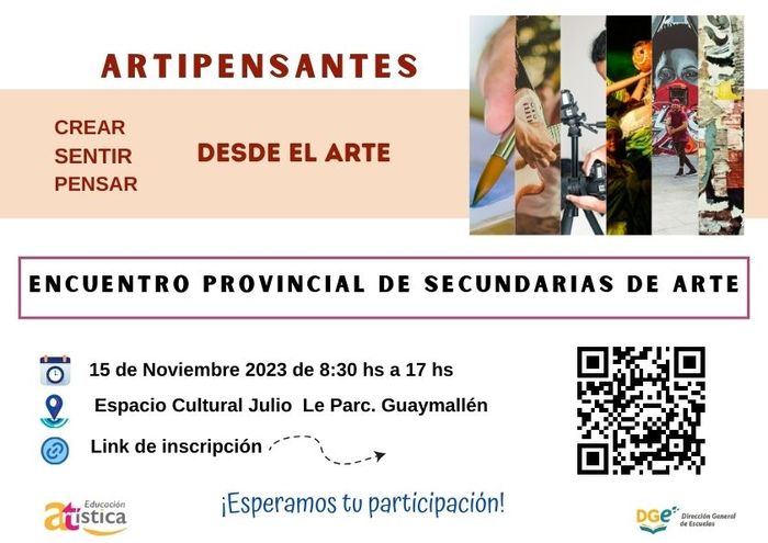 Flyer Encuentro Secundarias de Arte_2023 (1)