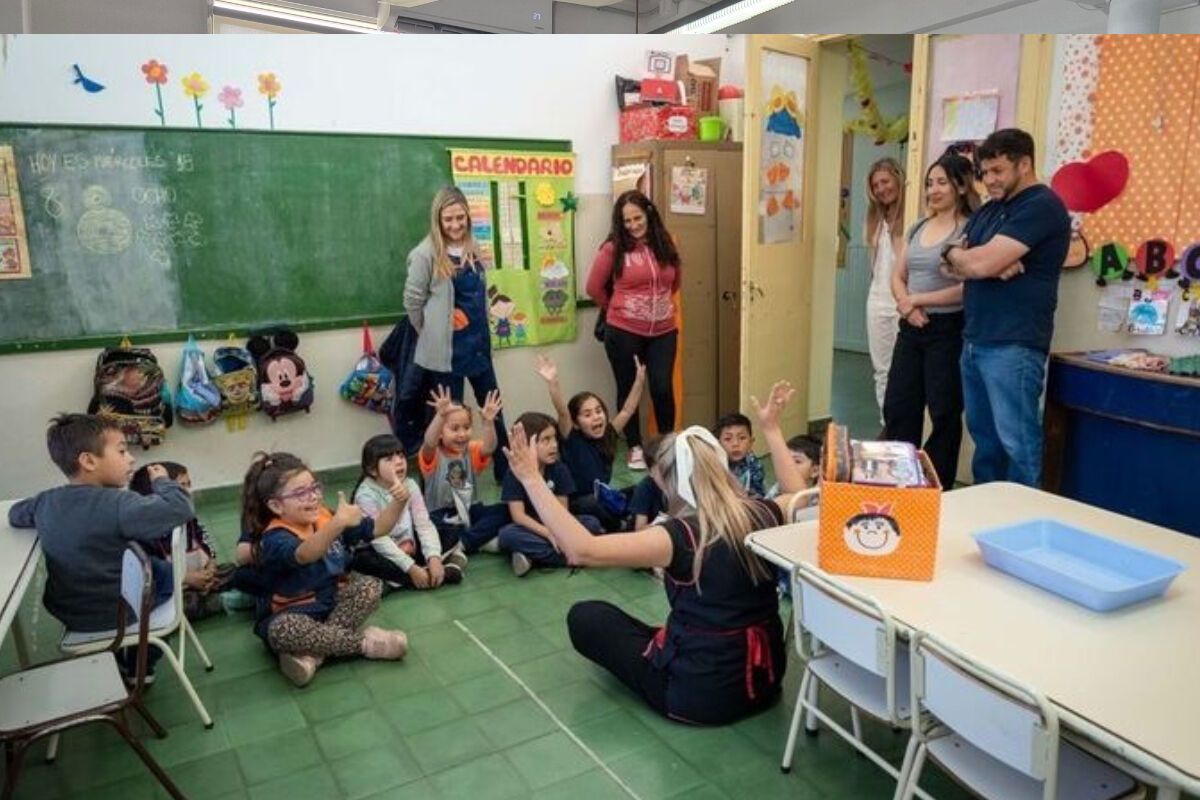 estudiantes docente