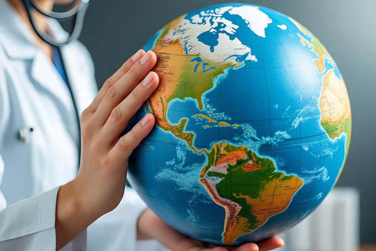 globo planisferio tierra mundo