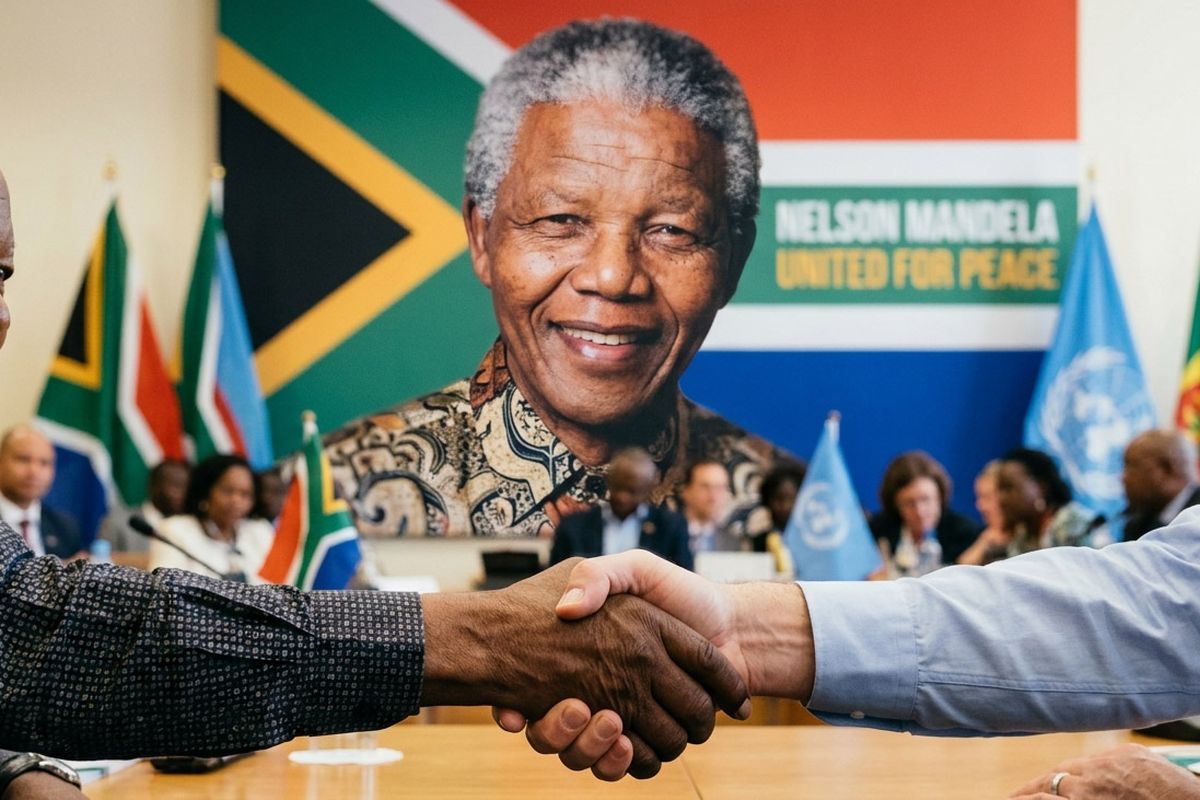 manso entrelazados- Nelson Mandela