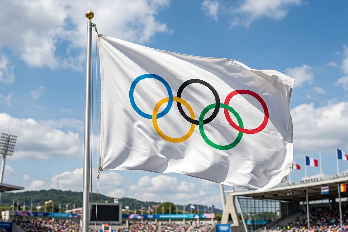 bandera de las olimpiadas