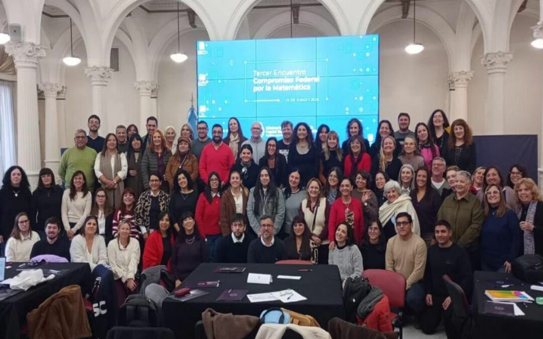 Mendoza participó en el tercer encuentro por el compromiso federal por la matemática