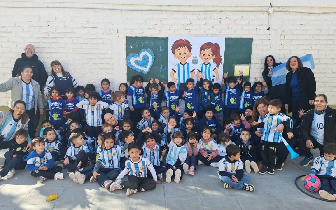 Las escuelas comenzaron con las actividades pedagógicas vinculadas al Mundial