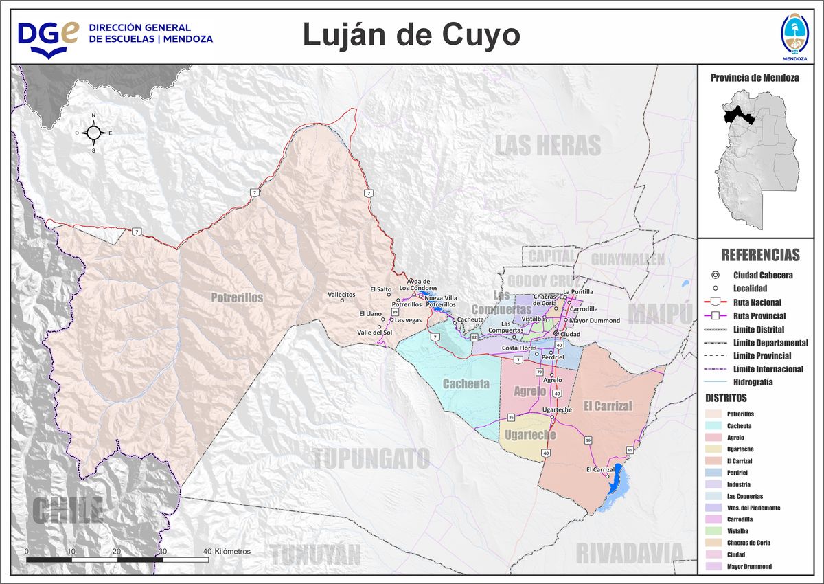 Mapa de LUJÁN DE CUYO