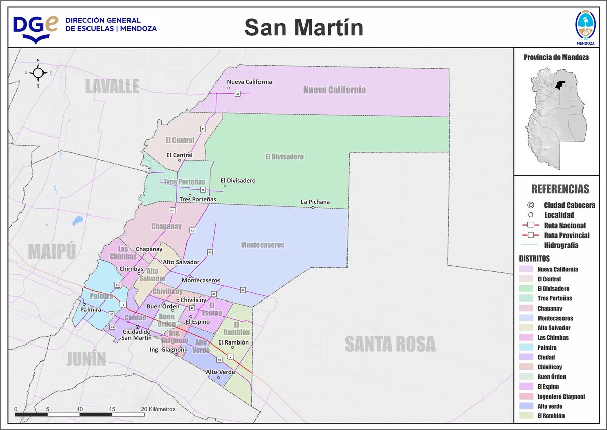 Mapa de SAN MARTIN