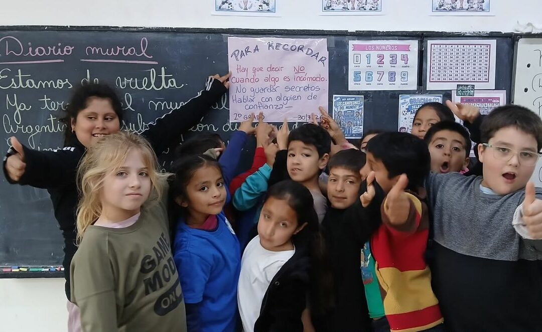 Las escuelas conmemoraron el Día de Sensibilización y Formación contra la Trata, la Explotación y el Grooming