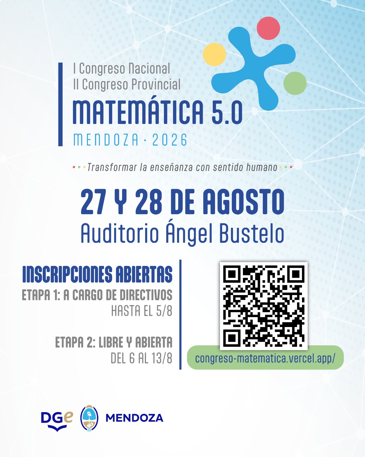 Inscripción al Congreso de Matemátcia 2026