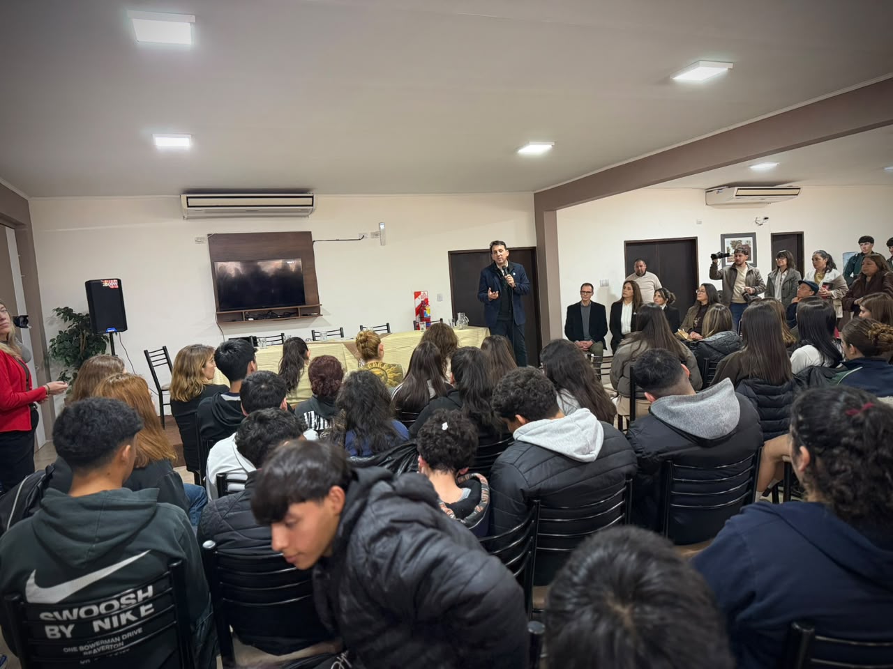 estudiantes en el aula